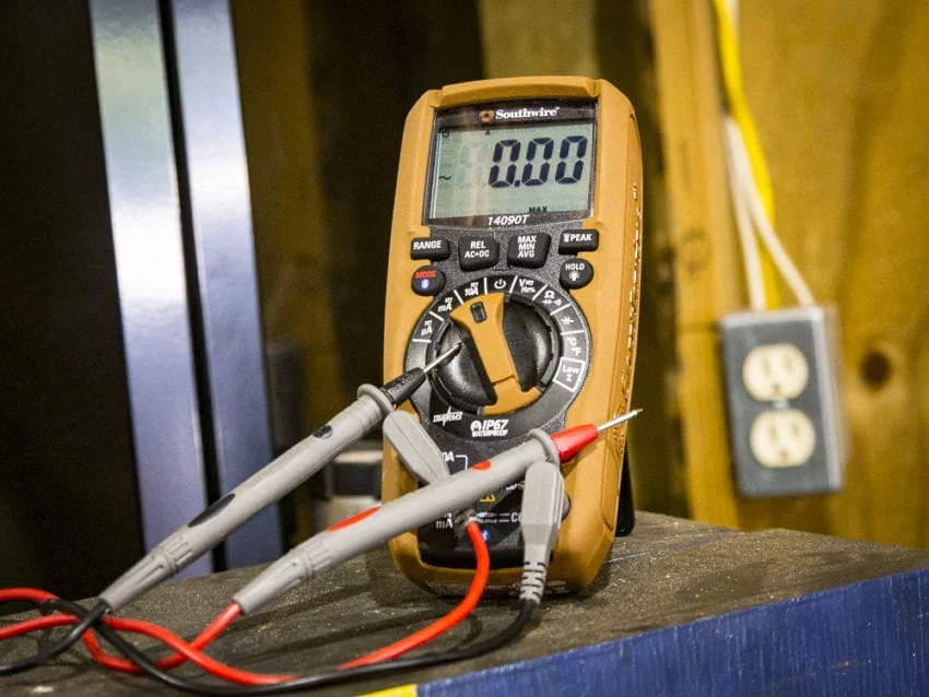 Voltmeter used for electrical testing