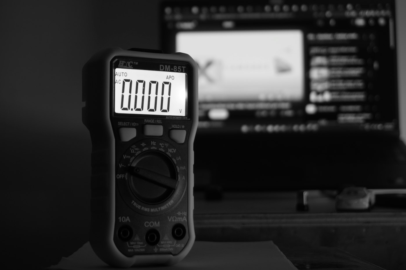 Digital multimeter used for electrical testing